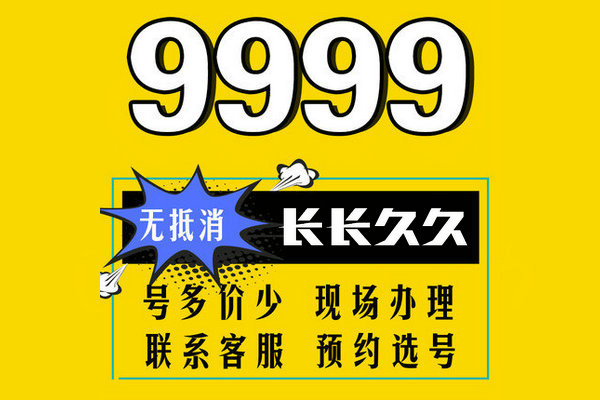 成武尾号9999手机靓号